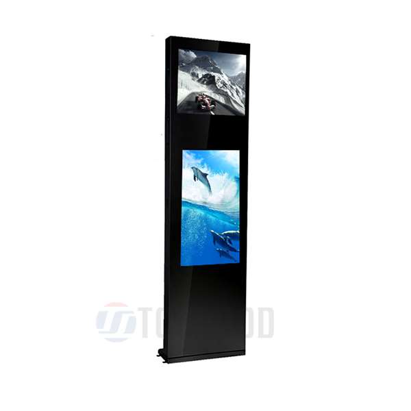 dual screens digital signage