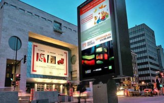 outdoor digital signage application