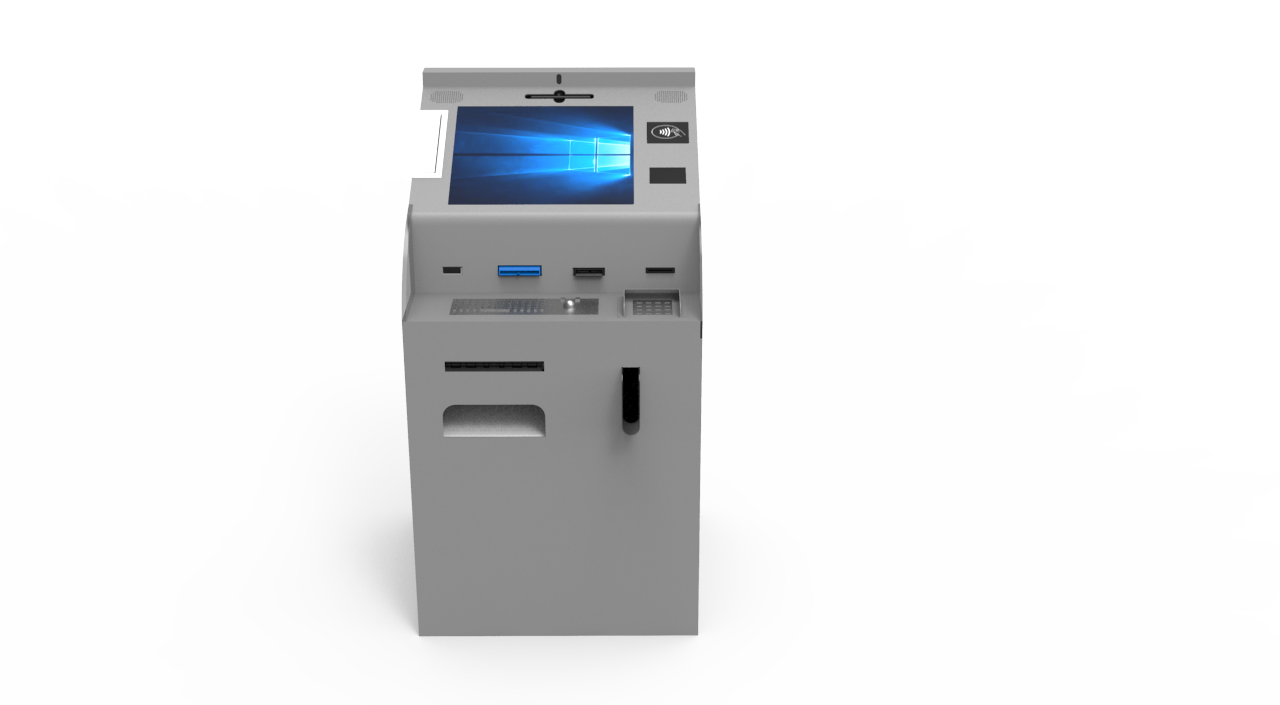 EMV bank card issuing kiosk