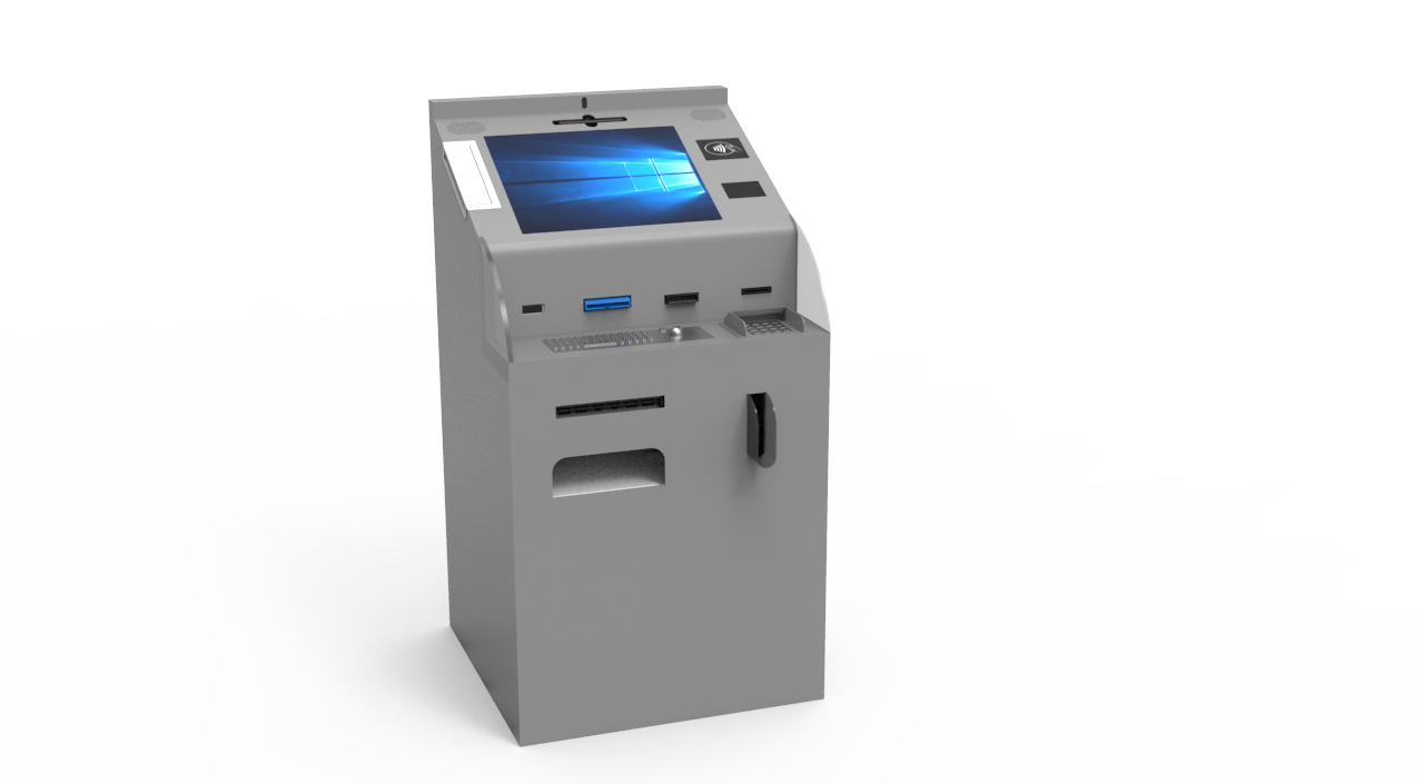 EMV bank card issuing kiosk 1