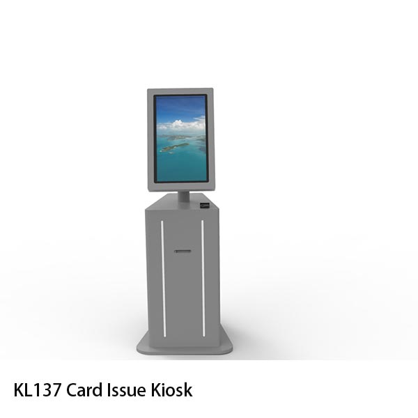Instant Card Printing and Issuance Kiosk front