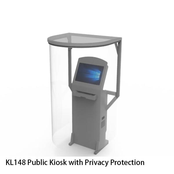Pubilic kiosk with privacy protection